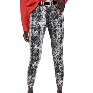 ZARA | Snake Print Jeans
